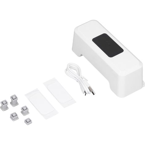 Automatische, Berührungslose Spülung, Externer Infrarotsensor, 0,25 S, Intelligenter Induktionsspülsensor, Weiß