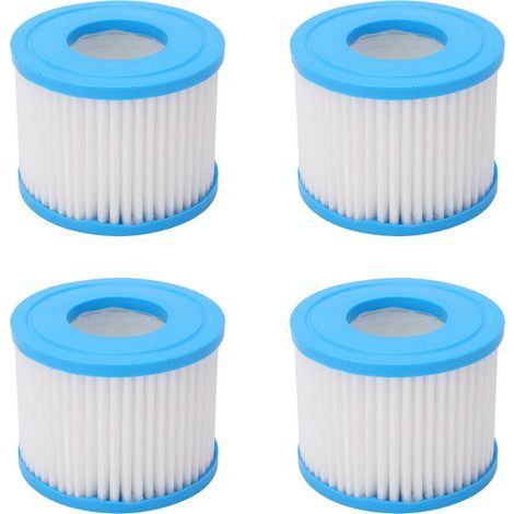 Filterkartusche Für Whirlpools, 4 Stück, 104 Mm Außendurchmesser, 52 Mm Innendurchmesser, 80 Mm Höhe, Zubehörset Für Poolpumpen