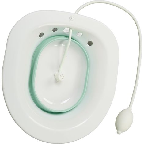 Sitzbad – Multifunktionaler, Faltbarer Toilettensitz Aus Pp Und Silikon, Für Hämorrhoiden, Die Wochenbettpflege Und Die Gesundheit Schwangerer Frauen, Grün