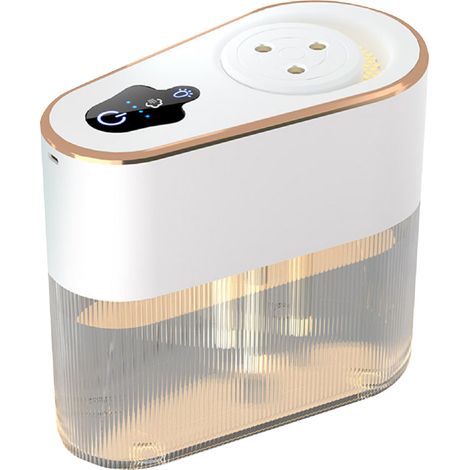 2,2-liter-luftbefeuchter, Großes Fassungsvermögen, Usb-ladegerät, Aromadiffusor Mit Drei Sprühdüsen, Für Zuhause, Schlafzimmer, Büro, Weiß