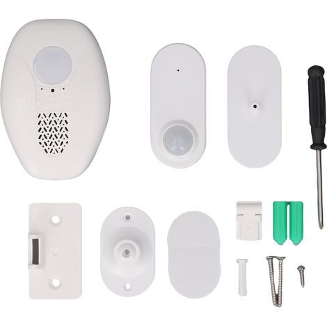 Infrarot-türklingel, 30 M Reichweite, 80 Db, Einstellbare Lautstärke, Ein-tasten-bedienung, Stummschaltfunktion, Alarm Für Zuhause Und Geschäft