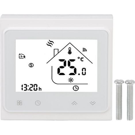 Intelligenter Thermostat Mit Zigbee-mobil-app, Sprachsteuerung, Fernsteuerung Der Warmwasserbereitung, Klimaanlage (weiß)