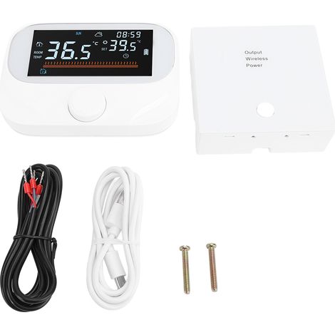 Programmierbarer Smart-thermostat, Energiesparend, Lcd-bildschirm, Drahtloser Temperaturregler Für Zuhause