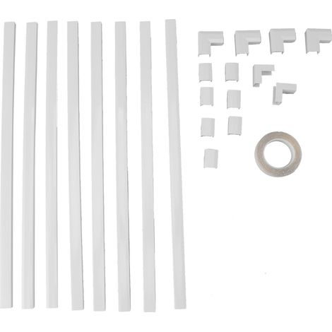 Stilvolle Kabelabdeckung, Kabelmanagement-set, Kabelorganizer Für Den Tv-schreibtisch, 15,75 X 0,59 X 0,35 Zoll