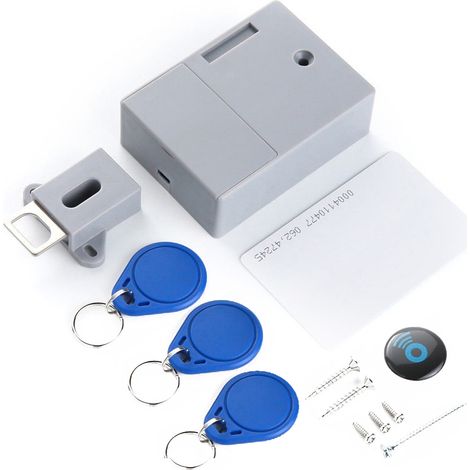 Smart Lock Mit Batterie-ic-kartensensor – Unsichtbares, Verstecktes Digitales Schloss Zum Selberbauen Ohne Bohren