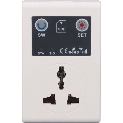 Intelligente 10-a-steckdose, Kabellose Steckdose, Gsm-mobiltelefon, Heimfernbedienung