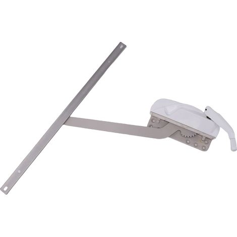 Contour Einarm-fensterbetätigungsset Mit Rollengriff, Fensterkurbel Und Ersatzteilen Für Kastenfenster, Linksanschlag, Für Breiten Von 300 Mm Bis 450 Mm Und Höhen Bis 1200 Mm