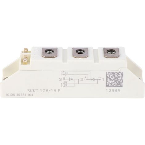 Thyristormodul Skkt106/16e, 1600 V, 106 A, Siliziumgesteuerte Platine