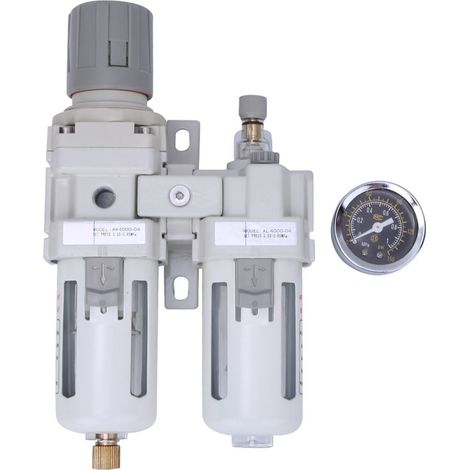 Druckluftfilterregler, Öl- Und Wasserabscheider, Manometer Ac4010-04 1/2 Zoll Bspt