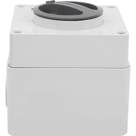 Wasserdichte Außensteckdose, Staubdichte Isolierung, Drehschalter Mit Ein/aus-funktion Und Kontrollleuchten, 250 V (2p20a)