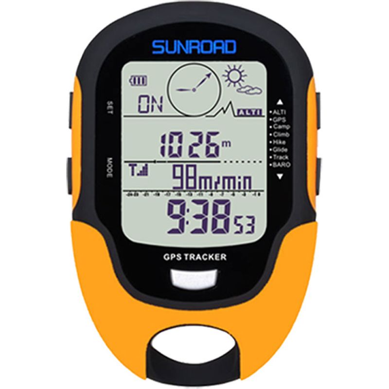 Multifunktionaler Digitaler Barometrischer Höhenmesser, Kompass, Wettervorhersage, Gps-navigationsempfänger, Thermometer, Hygrometer, Barometer Mit Taschenlampe