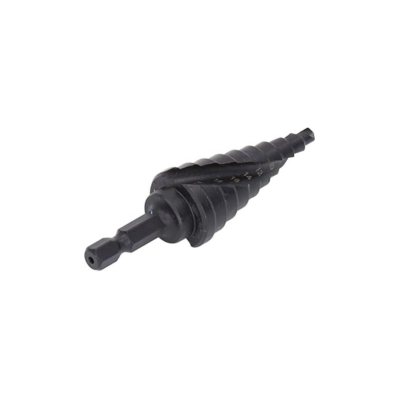 Milwaukee Stufenbohrer-set Für Metall Und Stahl. Hss-stufenbohrer Mit Spiralnut. Pagodenbohrung. Sechskantschaft. Schwarz. 10 Stufen (4–22 Mm).