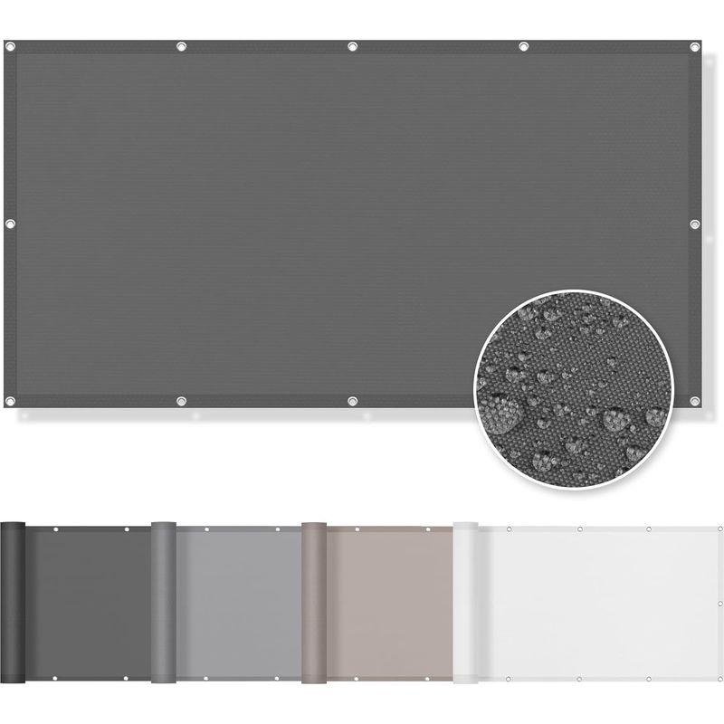 Rechteckiges Sonnensegel 2 X 3 M. Wasserdichtes Polyester. Ösen Aus Stahl. Für Gartenterrasse