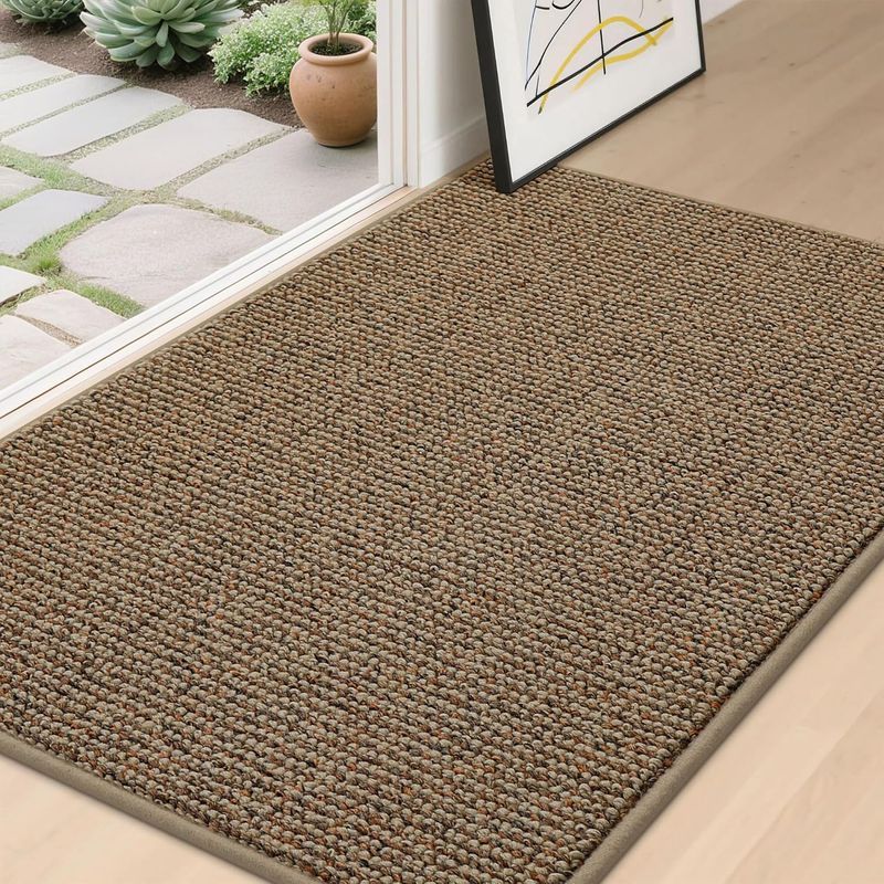 Fußmatte (80 X 120 Cm). Maschinenwaschbar. Rutschfestes Tpr. Für Eingangsbereich, Wohnzimmer, Flur.