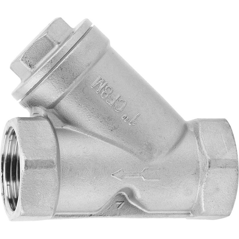 1-zoll-y-filter, Dn25-innengewinde, Edelstahl 304. Y-förmiger Filter Für Wasser, Öl Und Gas.