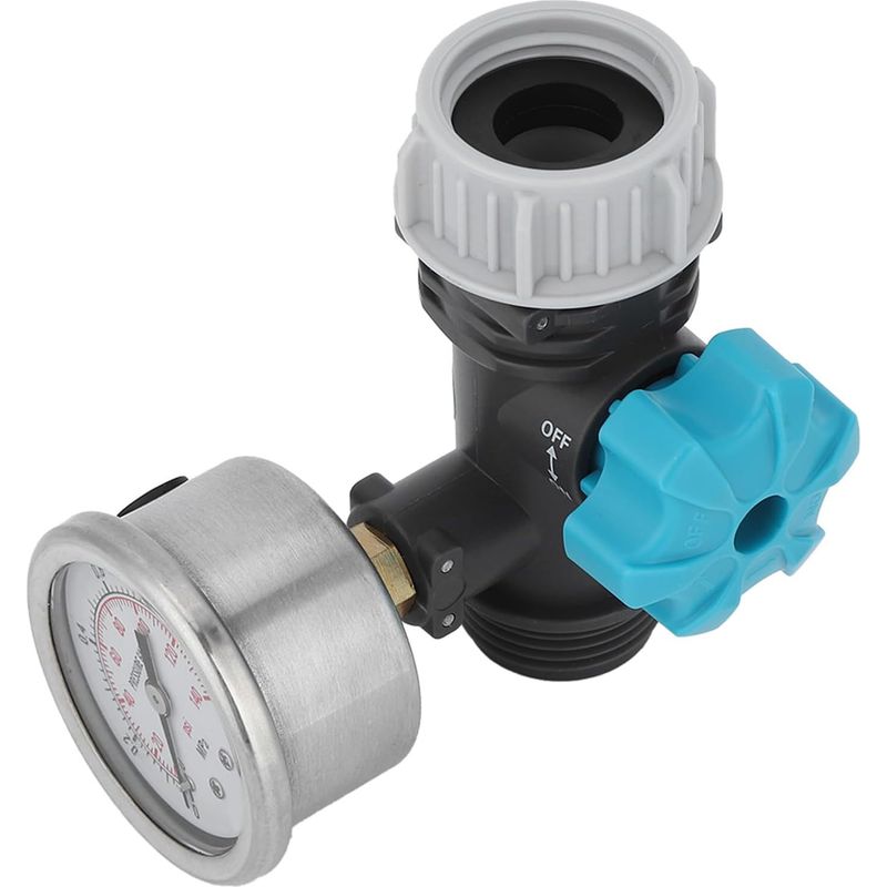 Wasserdruckregler. G3/4 Innengewinde. Pom-system Mit Sichtfenster. Für Die Pflanzenbewässerung.