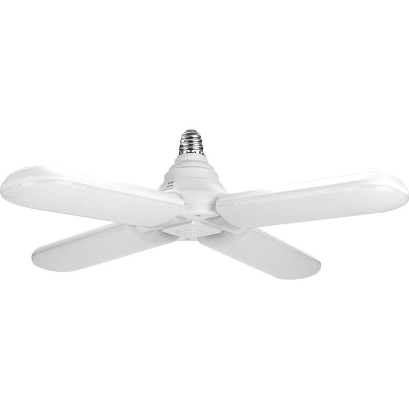 Led-deckenleuchte. 60 W, E27, Ac 95–265 V, Vier Superhelle Led-pendelleuchten. Klappbare Ventilatorleuchte.