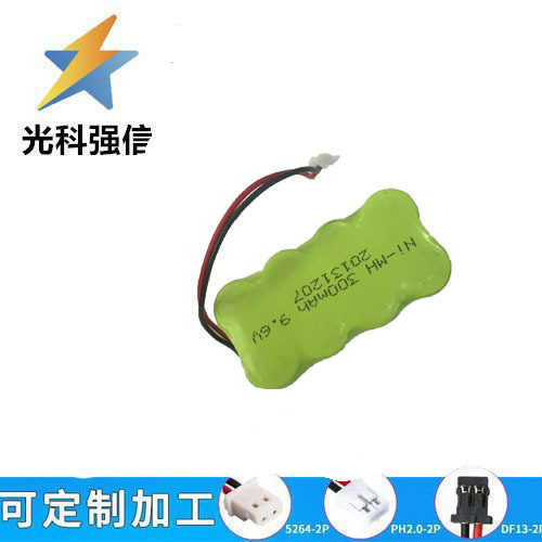 1/3 Aa Wiederaufladbare Batterie (9,6 V 300 Mah Nimh) Für Spielzeugauto Mit Kabel, Transformationsdesign 2/3 Aaa Stecker.