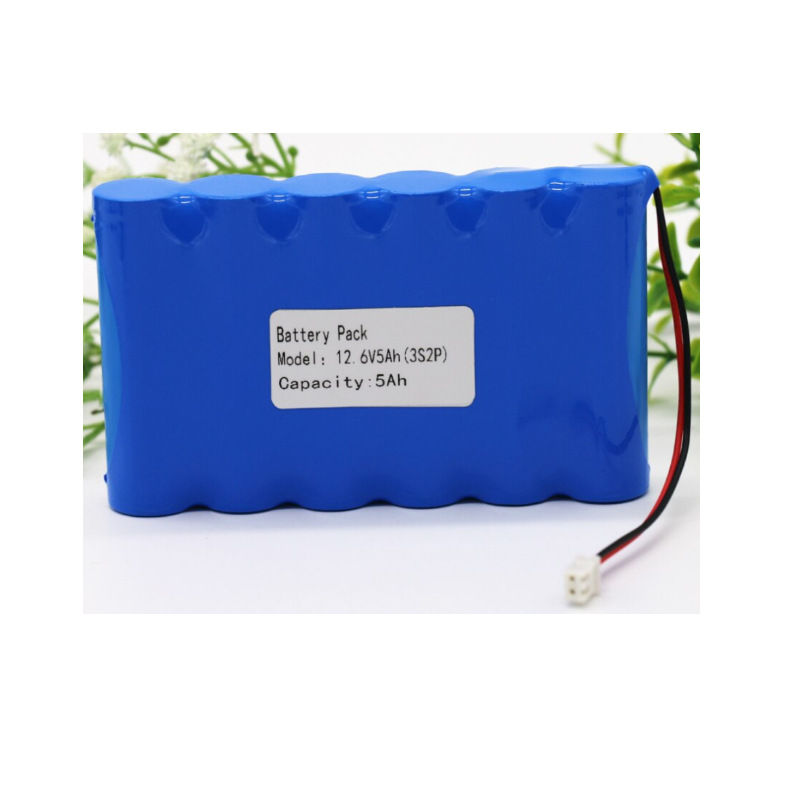 12-v-akku 3s2p 11,1 V/12,6 V 5000 Mah 18650 Lithium-ionen-akkupack Mit 5-a-bms