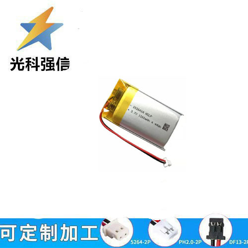 1200-mah-polymer-akku 102641 Für Schönheitsgeräte, Smartwatches, Rasierer, Sprachaufzeichnungsgeräte, Augenaufzeichnungsgeräte, 3,7-v-zelle