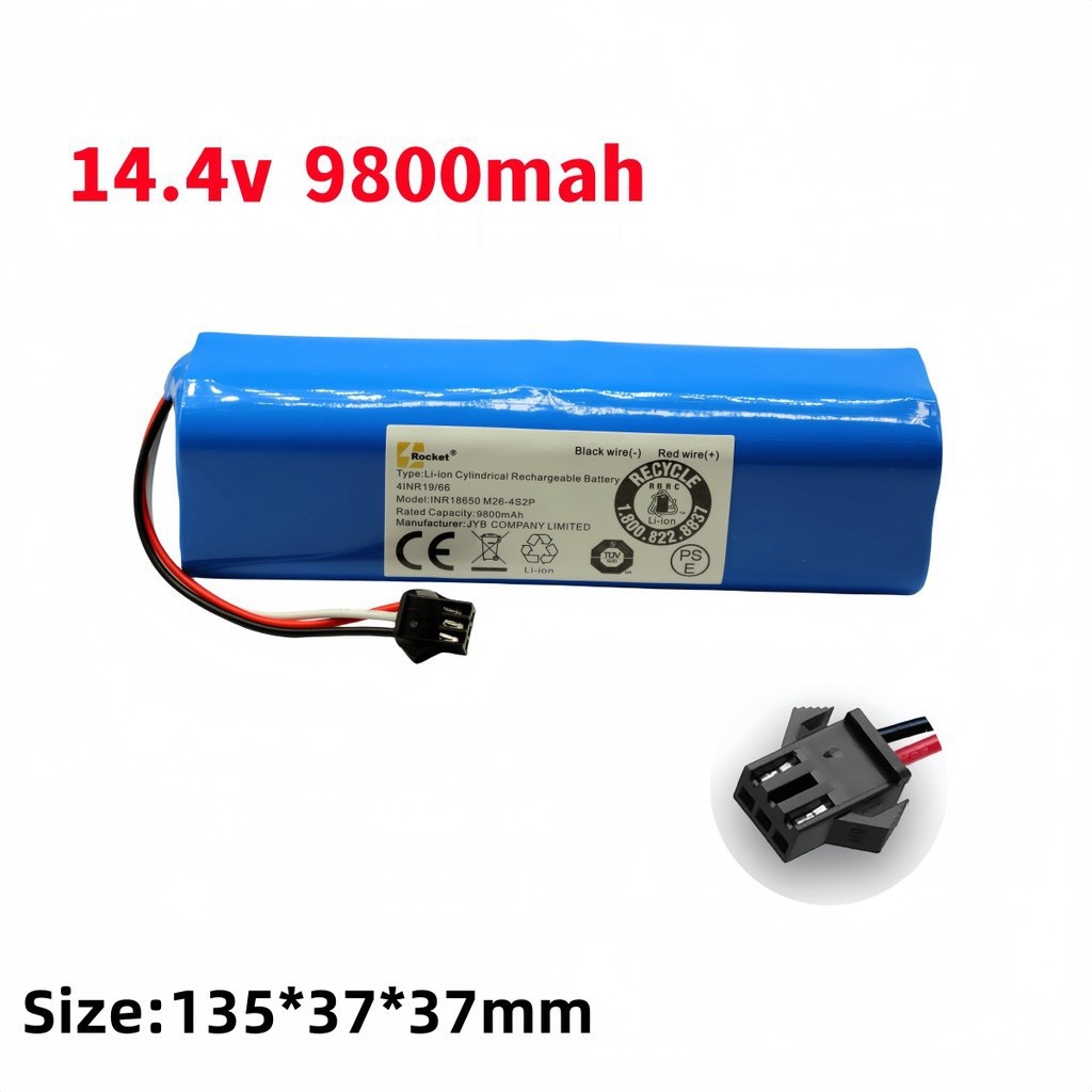 14,4 V 9800 Mah Lydsto R1 Roidmi Eve Plus Viomi S9 Saugroboter
