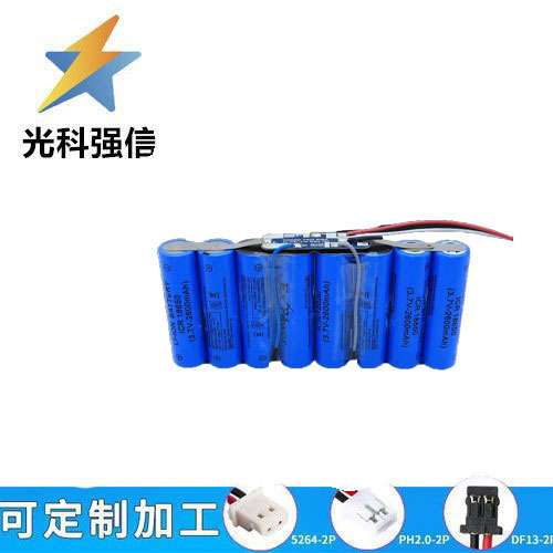 14,8-v-batterie, 18650-notleuchte, Bluetooth-lautsprecherbox, Kleiner Ventilator, Led-schreibtischlampe, Solarbetriebenes Vierdraht-netzteil, 5200 Mah
