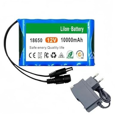 18650 Lithium-akku 3s2p 12v 10000mah Wiederaufladbarer Lithium-akkupack Mit Bms + Ladegerät