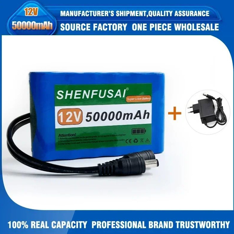 18650 Lithium-akku 3s2p 12v 50000mah Wiederaufladbarer Lithium-akku Mit Bms+ Ladefunktion