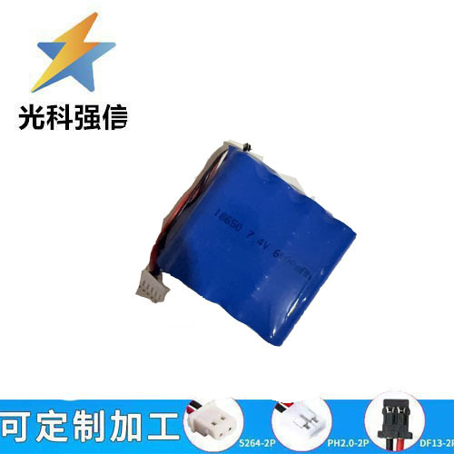 18650 Polymer-lithium-akku 7,4 V 6000 Mah Hochleistungs-handwärmer-smart-lock-lithium-akkuzelle