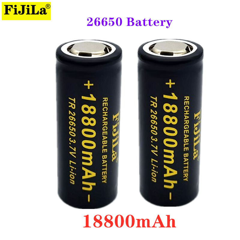 26650 Lithium-batterie, 3,7 V, 18,8 Mah, Leistungs-lithium-batterie Für Taschenlampen Und Notstromversorgungen.