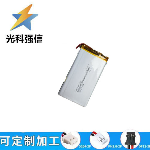 3,7-v-polymer-lithium-ionen-akku, Zweidraht-schnellvideo-frühfördergerät 504580, 2000-mah-ladegerät