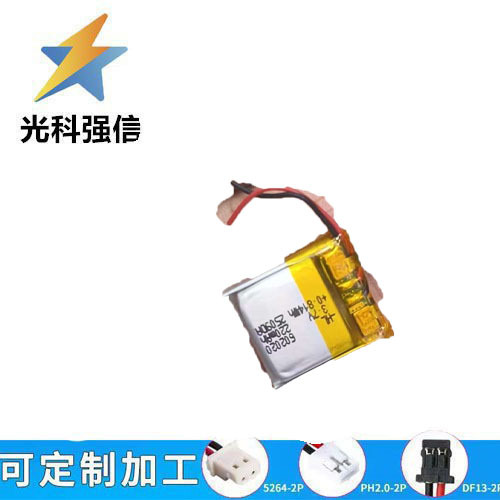 602020 Lithium-akku 220 Mah 3,7 V Hochleistungs-taschenlampe Mit Kabel, 1,25 Kapazität