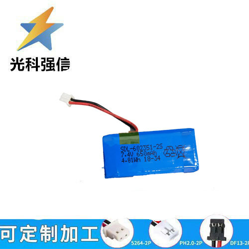 7,4 V 650 Mah Lithium-akku, 602351-zellen-verstärker, Ota-miya-störkapazität