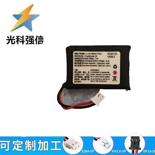 7,4-v-batterie 503448 Notleuchte, Bluetooth-lautsprecherbox, Kleiner Ventilator, Led-schreibtischlampe, Solarbetriebenes Vierdraht-1000-mah-gerät