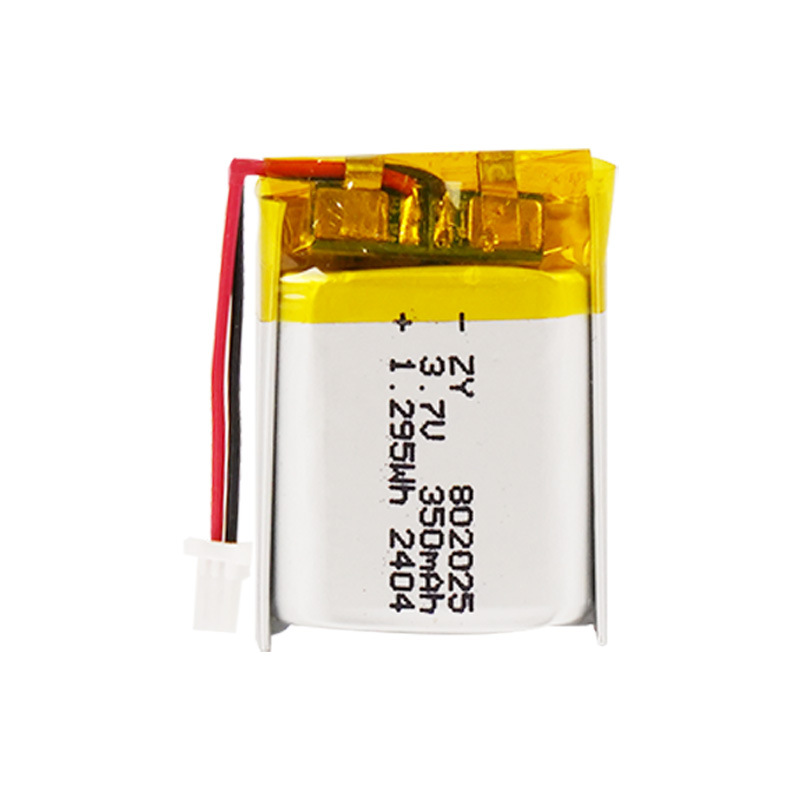 802025 Lithium-batterie 350 Kapazität Elektrisches Spielzeug Fernbedienung Licht Drohne 3,7v Polymer Lithium-batterie