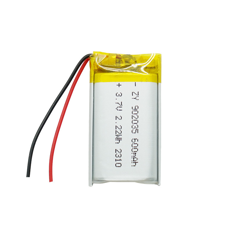902035 Polymer-lithium-batterie 600 Mah Sprühgerät Kartierungsinstrument Tragbares Gerät Sicherheitszertifizierung