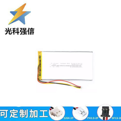 9068135 12000mah 3,7v Lithium-akku Für Hochleistungstaschenlampen Mit Kabel Volle Kapazität 2,54.