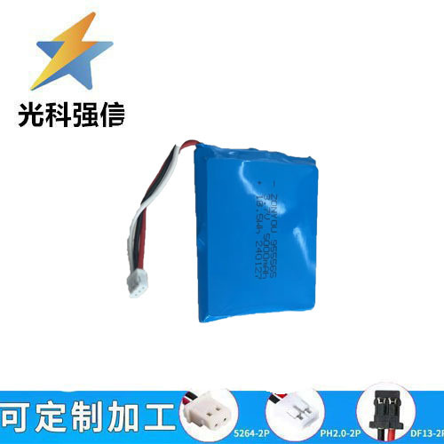 955565 Polymer-lithium-akku 3,7 V 5000 Mah Hochleistungs-handwärmer Smart Lock Lithium-akku Drei-draht