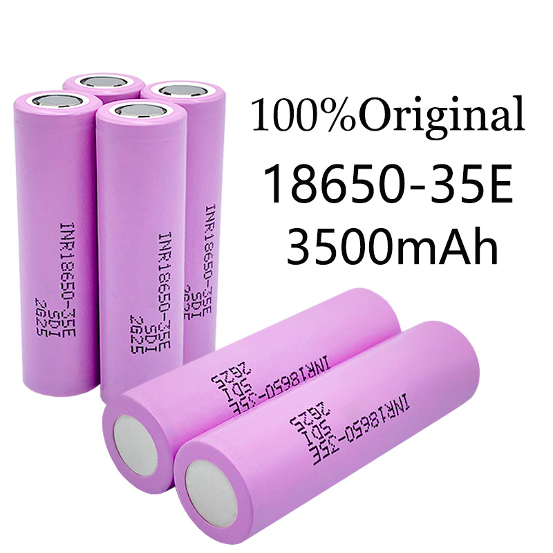 Auf Lager: Inr18650-35e 3500mah Lithium-akku, 10a Entladekapazität Für Elektrowerkzeuge.