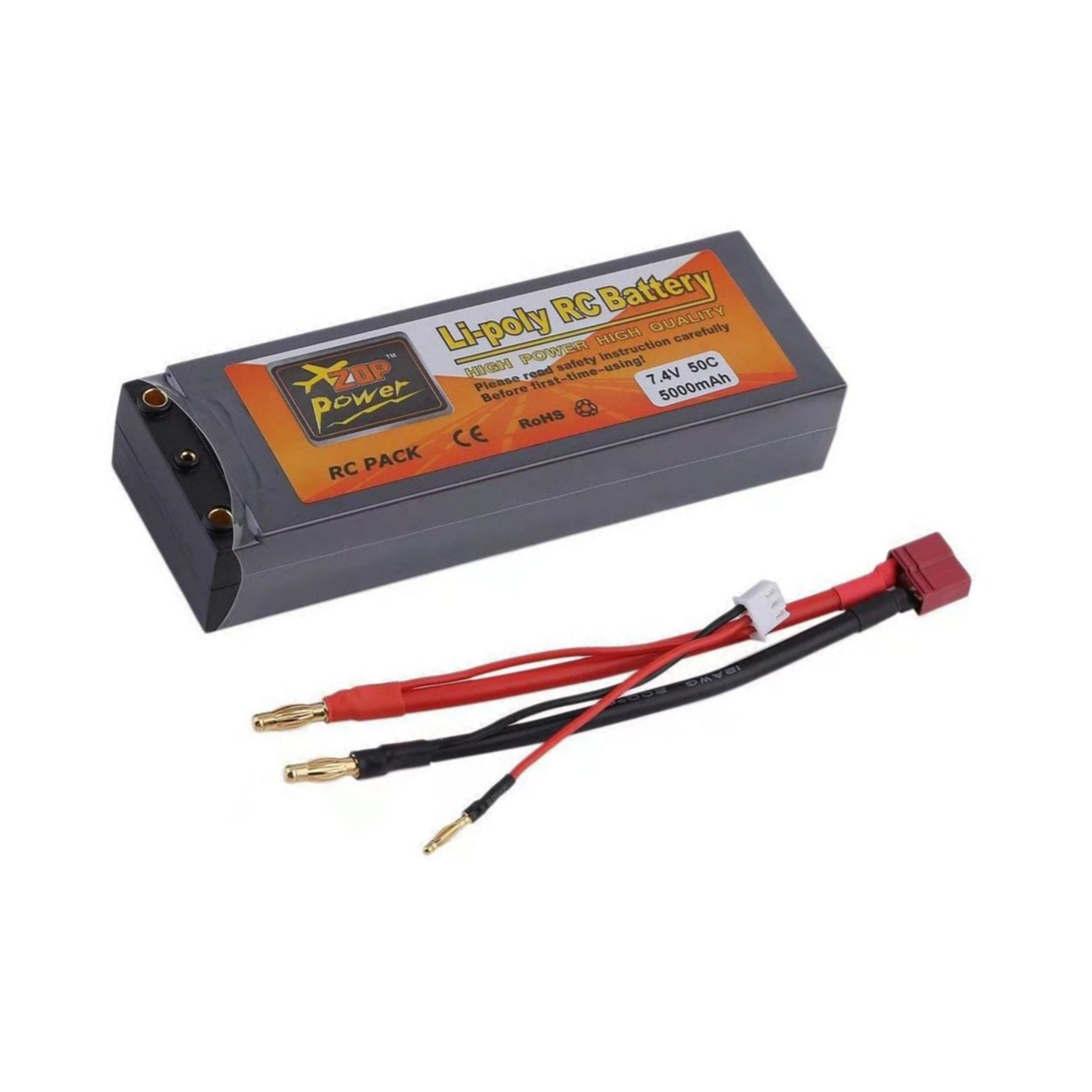 Direktvertrieb Von Akkus Für Ferngesteuerte Rc-autos Und Modellflugzeuge, 5000mah, 7,4v, 50c, Mit Gehäuse.