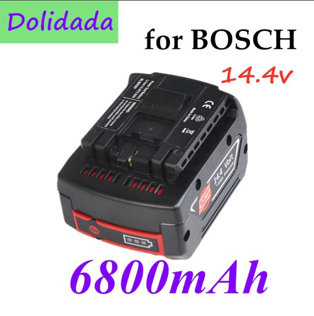 Ersatz Für Bosch 14,4v 6800ah Bat609g Bat622 Bat61 8g Lithium-ionen-elektrowerkzeuge