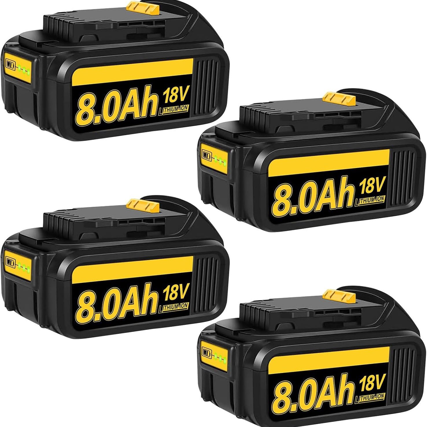 Ersatz-lithium-akku Für Dew 18v8.0 Dcb180 Dcb181 Elektrobohrmaschinen Und Elektrowerkzeuge