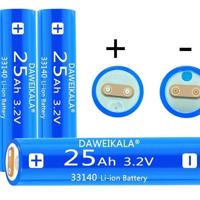 Guoxuan 33140 Lithium-eisenphosphat-batterie 3,2 V 25 Ah Energiespeicher Solar-elektrofahrzeug 33140 Leistungszelle