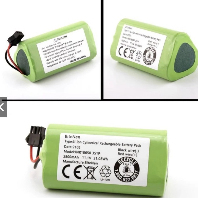 Kompatibel Mit Ecovacs King Kong 11,1v 2800mah Cr130, Dibea V780 Und Cocoa Cen55 Lithium-batterien.