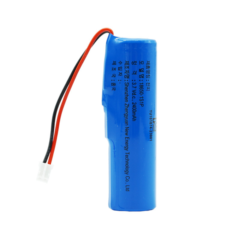 Kundenspezifischer Wiederaufladbarer 3,7-v-lithium-akku (2400 Mah) Für Milbenentferner-fassadenpistole, 18650-lithium-akkupack
