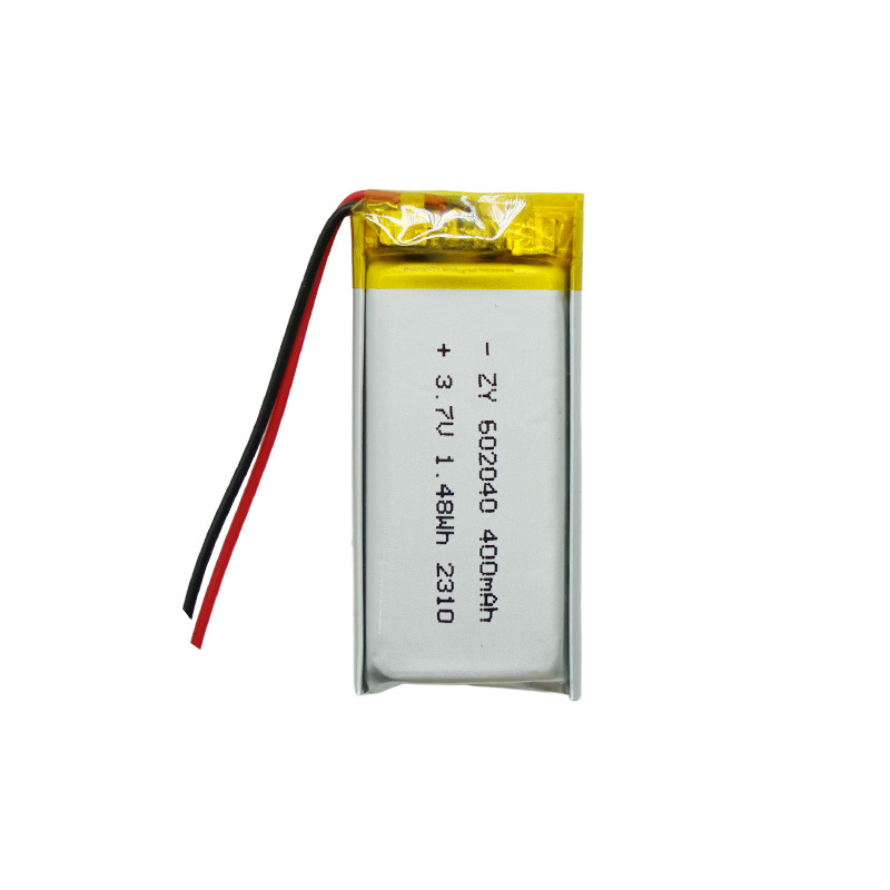 Kundenspezifischer Polymerakku 602040 Für Kabellose Maus, Elektrische Zahnbürste, Schrankbeleuchtung, 400-mah-lithiumbatterie Mit Kleiner Kapazität