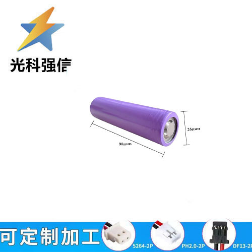 Lithium-akkupack 26980, 6000 Mah Kapazität, Geeignet Für Kehrmaschinen, Bohrmaschinen, Staubsauger Und Entsafter, 3,7 V Mit Lötanschlüssen.