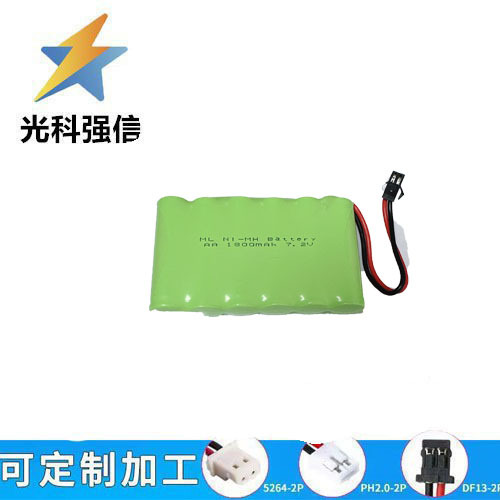 Nagelneue 7,2v Aa 1800mah Ni-mh-batterien, Geeignet Für Medizinische Geräte, Spielzeug, Einreihig, Sm-typ, Volle Kapazität.
