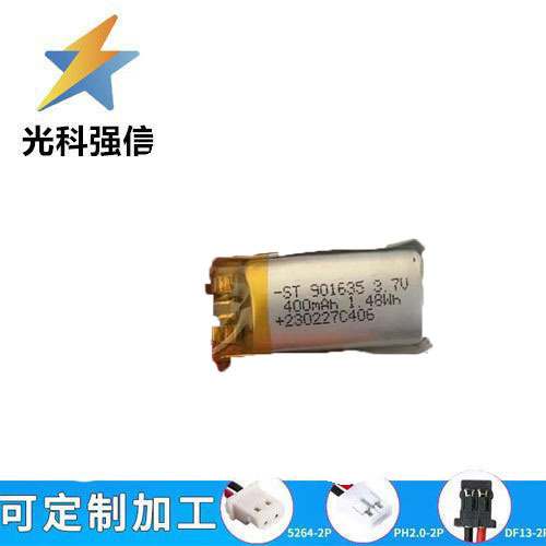 Nagelneuer 901635 400mah Akku Mit Flachem Ladeanschluss (3,7v) Für Medizinische Geräte Und Spielzeug, Mit Ausreichender Kapazität.