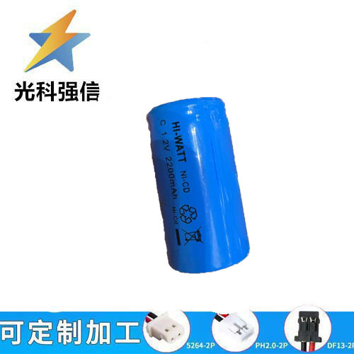 Nagelneuer Nimh-akku Nr. 2, Typ C, 1,2 V, 2200 Mah, Für Taschenlampen, Industriegeräte Und Achsvermessung.